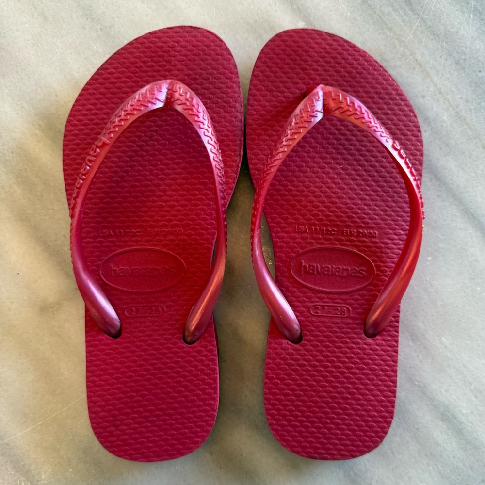 Havaianas Pink Flip Flops